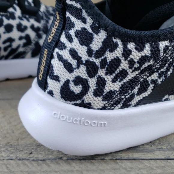 adidas Cloudfoam Pure 2.0 Leopard Print Black/White - Picture 8 of 10